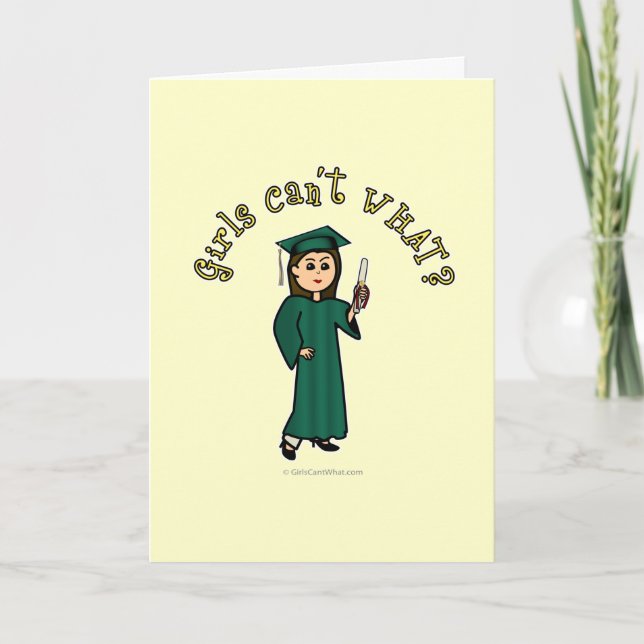 Ljus Student i Grönt Kort (Framsida)