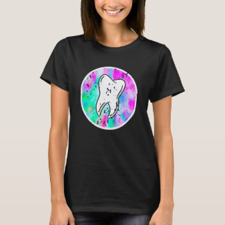 Ljus tand energi Roligt Tandläkare Humor T Shirt