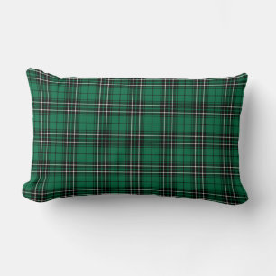 Ljus Tartan för klanMacLean jakt - grön pläd Lumbarkudde