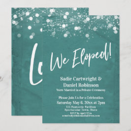 Ljus texturerade oss och utplånade receptionen inbjudningar