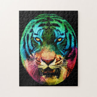 Ljus Tiger Pussel