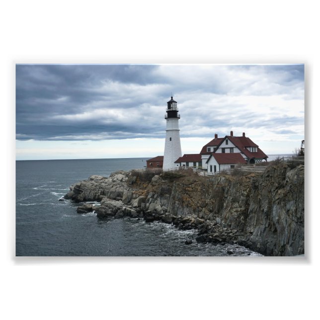 Ljus till havs fototryck (Framsidan)