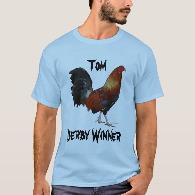 Ljus Tom T-tröja - blått Tee (Framsida)