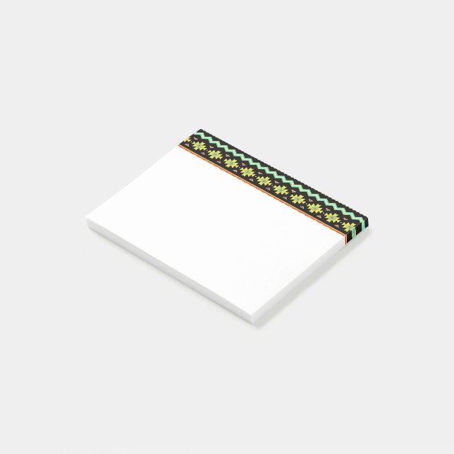 Ljus tribal design post-it block (Vinklad)