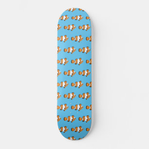 Ljus tropisk kungsfisk mini skateboard bräda 18,5 cm