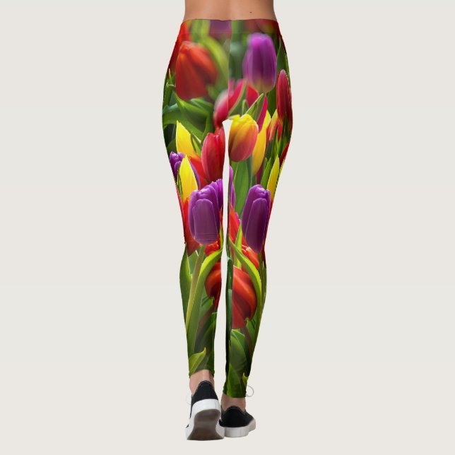 Ljus Tulips Leggings (Baksida)