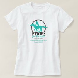 Ljus Turkos Sista Ritten För Bruden T-Shirt
