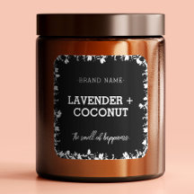 Ljus | Tvål | Kvadratisk etikett för honungsproduk