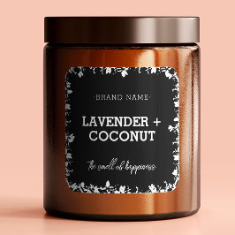 Ljus | Tvål | Kvadratisk etikett för honungsproduk