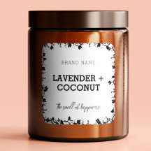 Ljus | Tvål | Kvadratisk etikett för honungsproduk