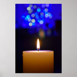ljus under blått ljus poster
