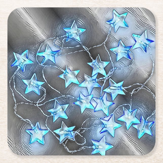  ljus underlägg papper kvadrat (Framsidan)