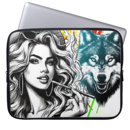 Ljus upp - Bläck-samlingar Laptop Fodral