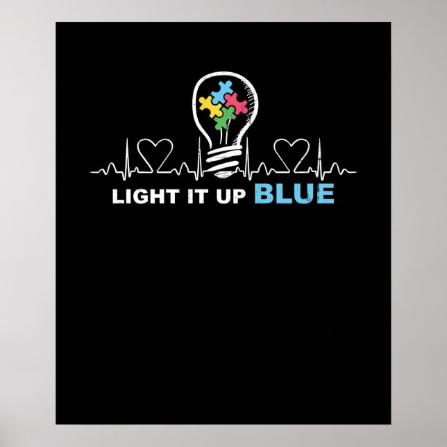 Ljus upp blåskärmsmedvetande poster (Framsidan)