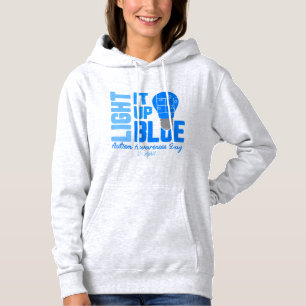 Ljus upp Blått Autism Awareness Shirt, Autism Aw T Shirt