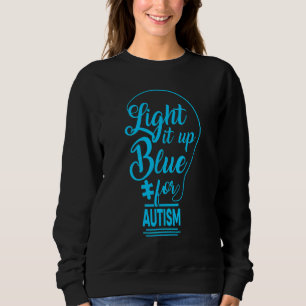 Ljus upp blått ljus - medvetandegörande Pusle Biet T Shirt