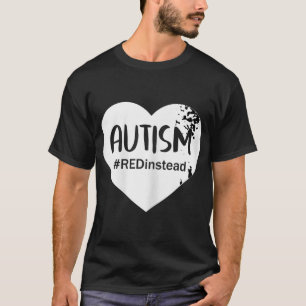 Ljus upp Red Shirt, REDi stället Shirt, Autism T Shirt