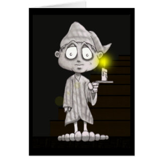 Ljus ut! tryck hälsningskort