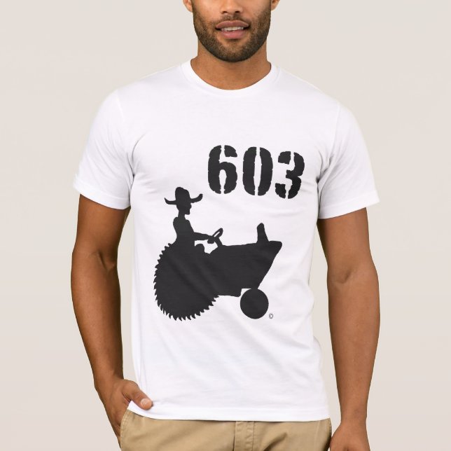 Ljus utslagsplats 603 tee shirt (Framsida)