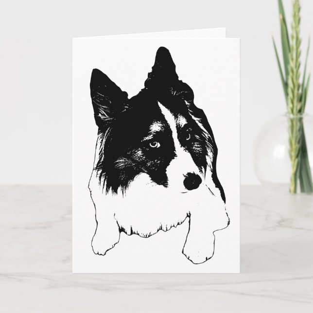 Ljus välkomstkort kort (Framsida)