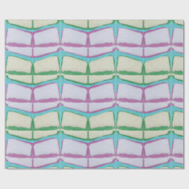Ljus vår-chevron-shibori presentpapper