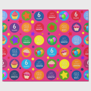 Ljus,Vibrant och färgstark - alla åldrar Grattis Presentpapper