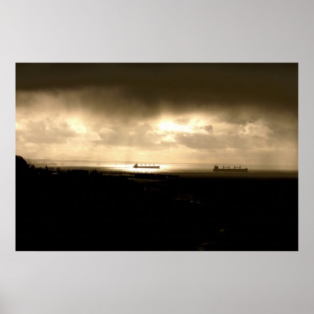 Ljus vid floden poster (Framsidan)