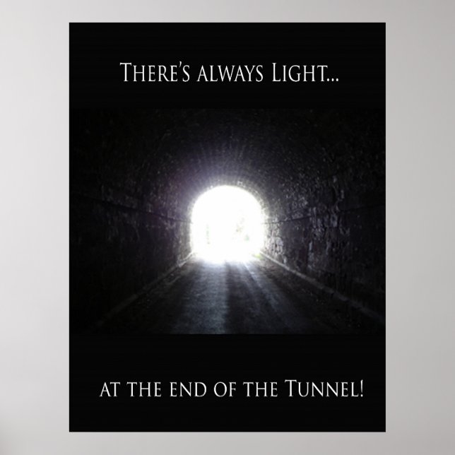 Ljus vid tunneln Poster (Framsidan)