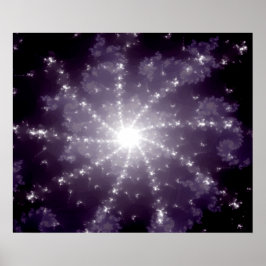 Ljus vid tunneln poster