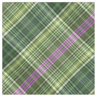 Ljus violett och grön randig tartan tyg