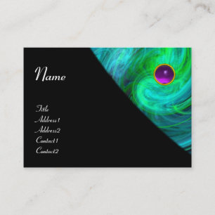 LJUS VORTEX AMETHYST blue grönt gult black Visitkort
