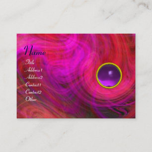 LJUS VORTEX AMETHYST rosa gult lila röd Visitkort