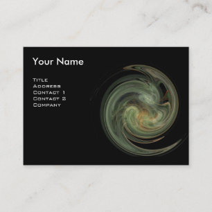 LJUS VORTEX MONOGRAM Vibrant Black grått gult Visitkort