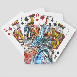 Ljus, vriden färgad sammet eller vriden smuts casinokort