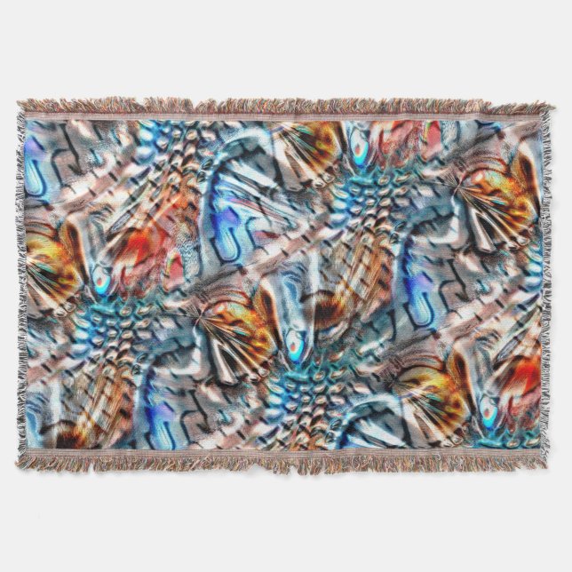 Ljus, vriden färgad sammet eller vriden smuts filt (Framsidan)