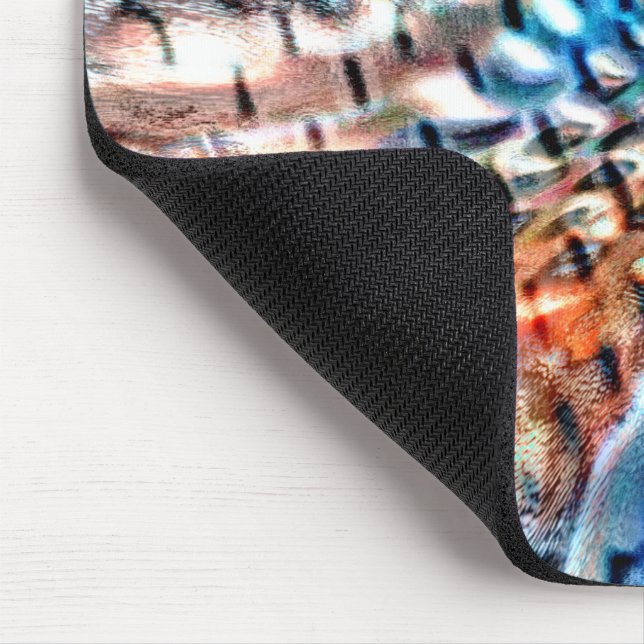 Ljus, vriden färgad sammet eller vriden smuts musmatta (Hörn)