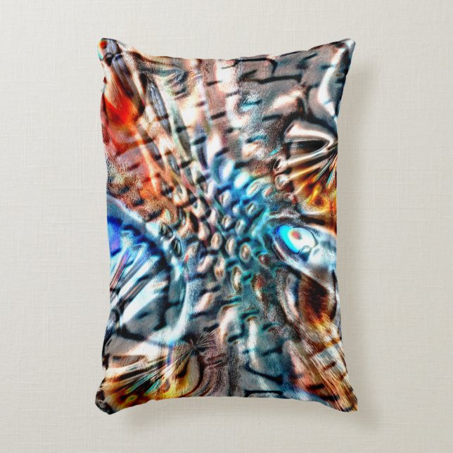 Ljus, vriden färgad sammet eller vriden smuts prydnadskudde (Framsidan(Vertikal))