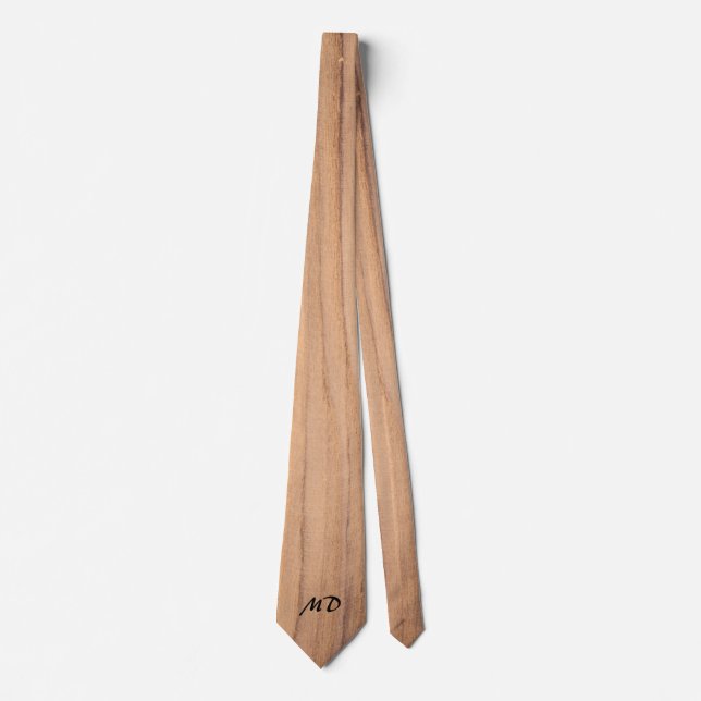Ljus Wood Tie för Monogram Slips (Framsida)