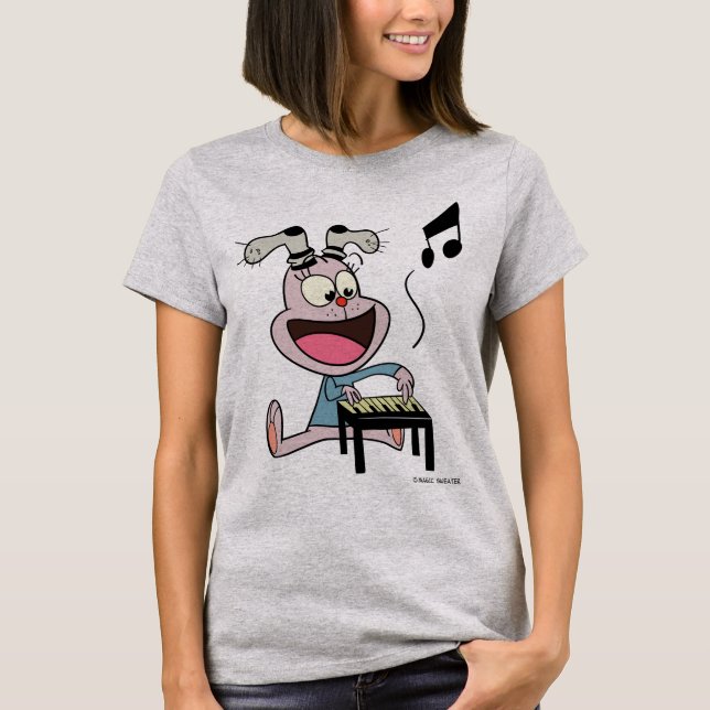 Ljus Wowee Howie T-tröja - stålsätta Tröja (Framsida)