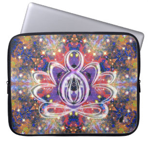 Ljus Zen Lotus Laptop Fodral