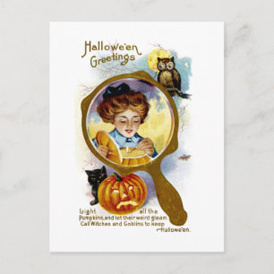Ljusa alla Pumpkins! Vykort