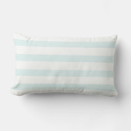 Ljusa baby blue vitrandar lumbarkudde