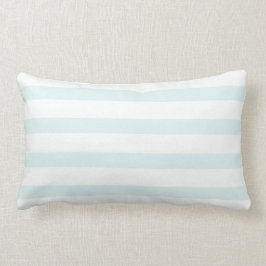 Ljusa baby blue vitrandar lumbarkudde