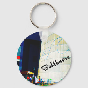 Ljusa Baltimore Keychain Nyckelring