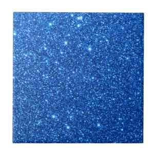 Ljusa blåttglitterSparkles Kakelplatta