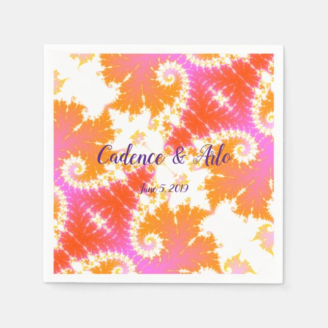 Ljusa Boho Pappersservett (Framsidan)