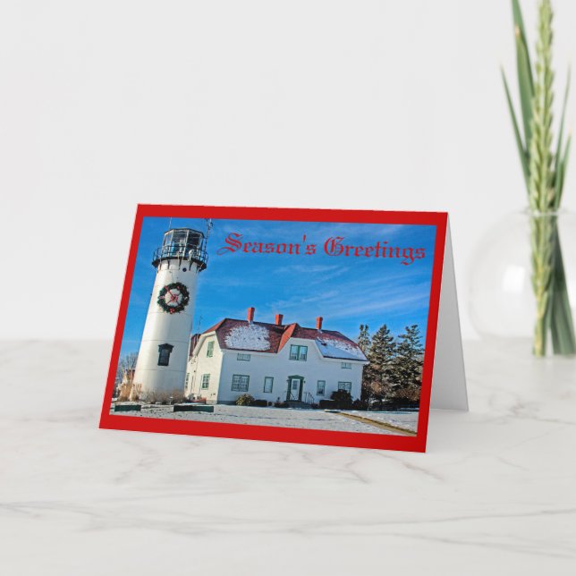 Ljusa Chatham - säsong hälsningar Helgkort (Framsida)