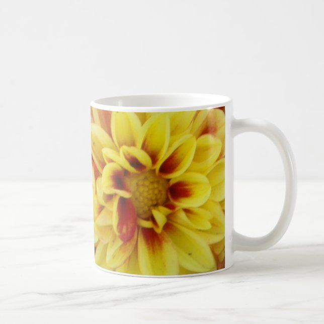 Ljusa Dahlias Kaffemugg (Höger)