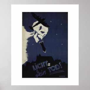 Ljusa elak din death_Propagandaaffisch Poster