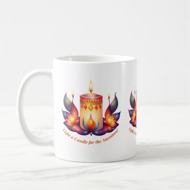 Ljusa ett ljus för ankare kaffemugg (Vänster)